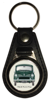 Morris Minor 4 door 1956-60 Keyring 6